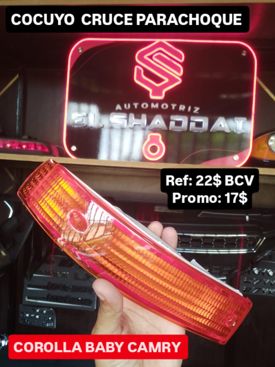 Cocuyo Cruce Parachoque Corolla Baby Camry — Toyota