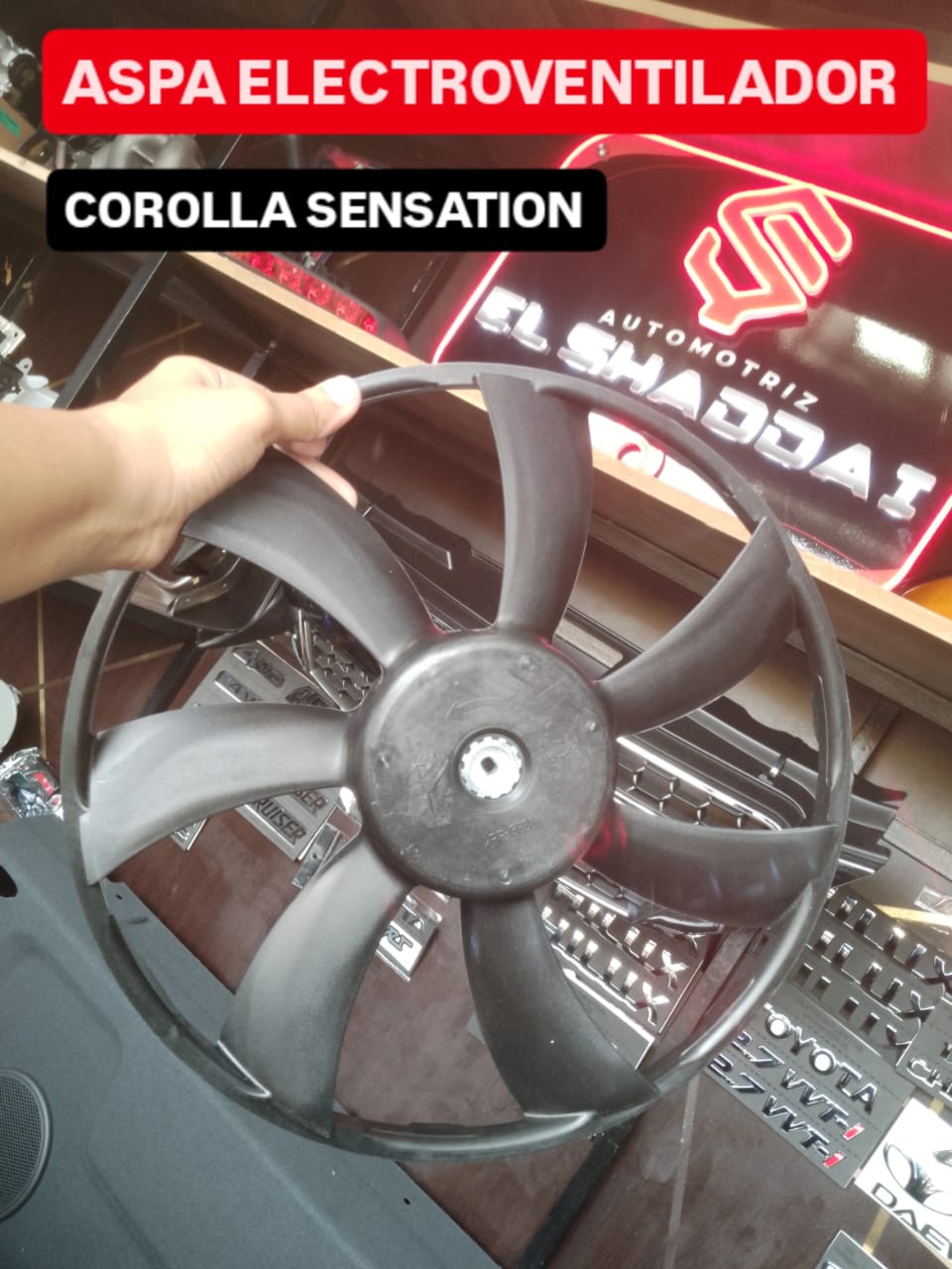 Aspa Electroventilador Corolla Sensation — Toyota