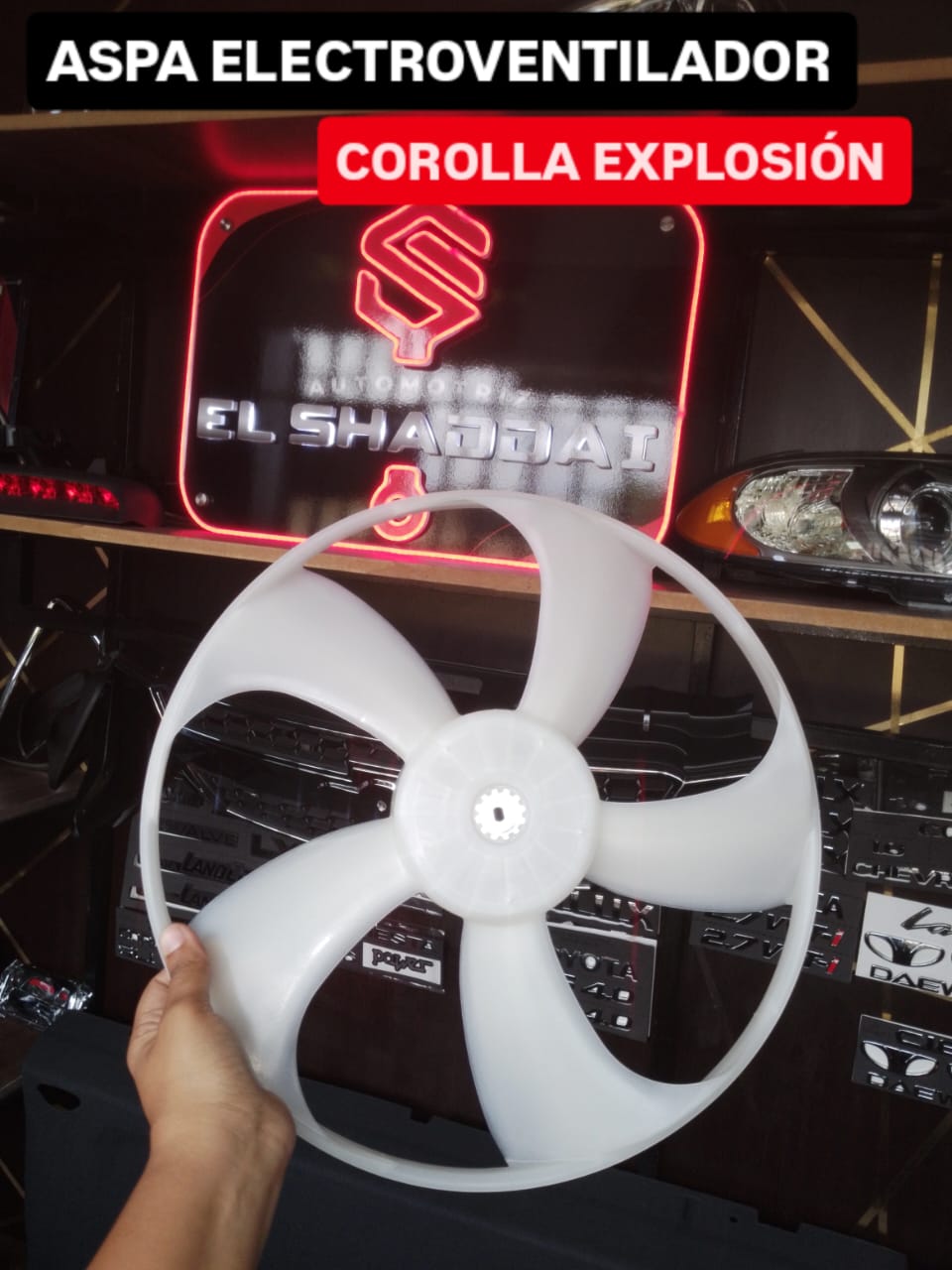Aspa Electroventilador Corolla Explosion — Toyota