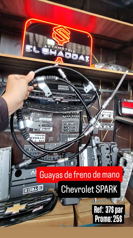 Guayas de Freno de Mano Chevrolet Spark — Chevrolet