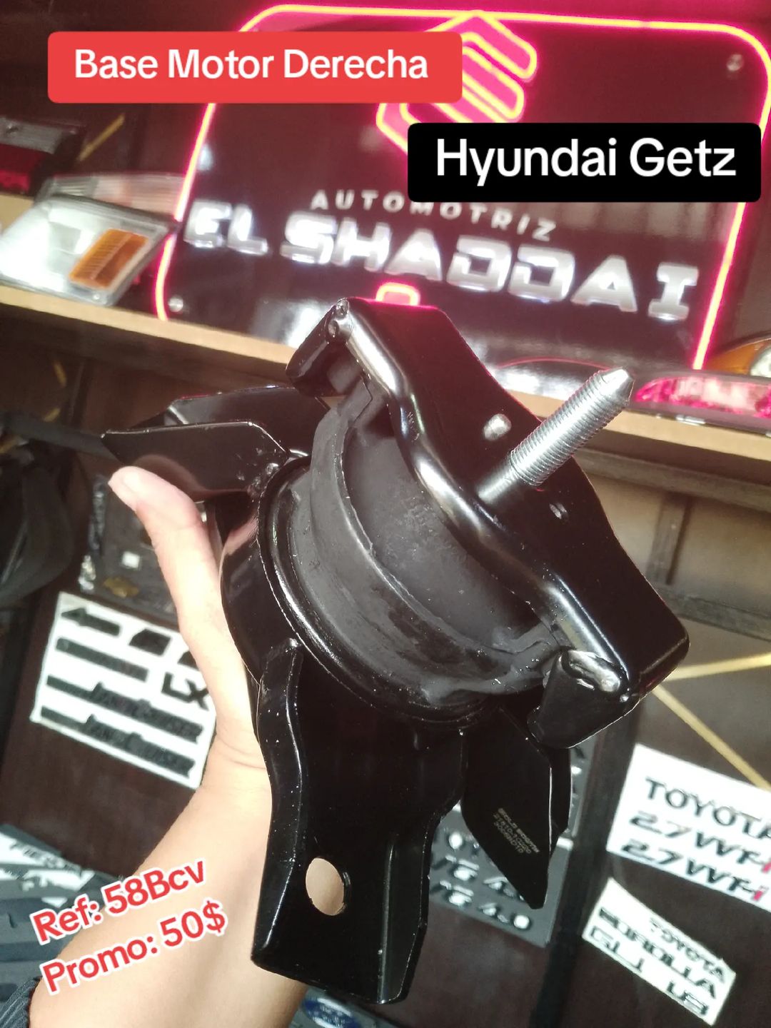 Base Motor Derecha para Hyundai Getz — Hyundai