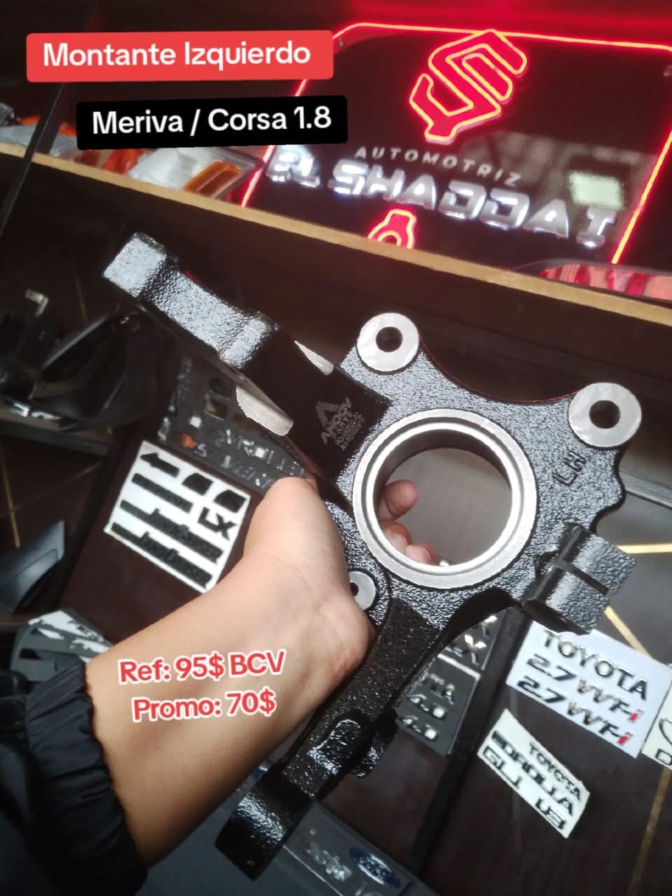 Montante Izquierdo para Chevrolet Meriva y Corsa 1.8 — Chevrolet