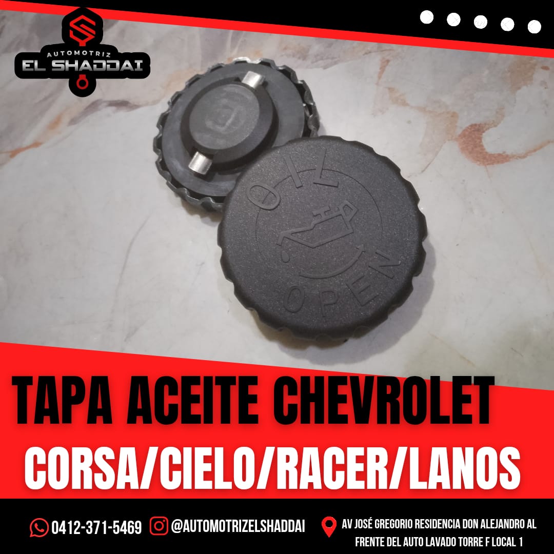 Tapa Aceite para Chevrolet Corsa, Cielo, Racer y Lanos — Chevrolet