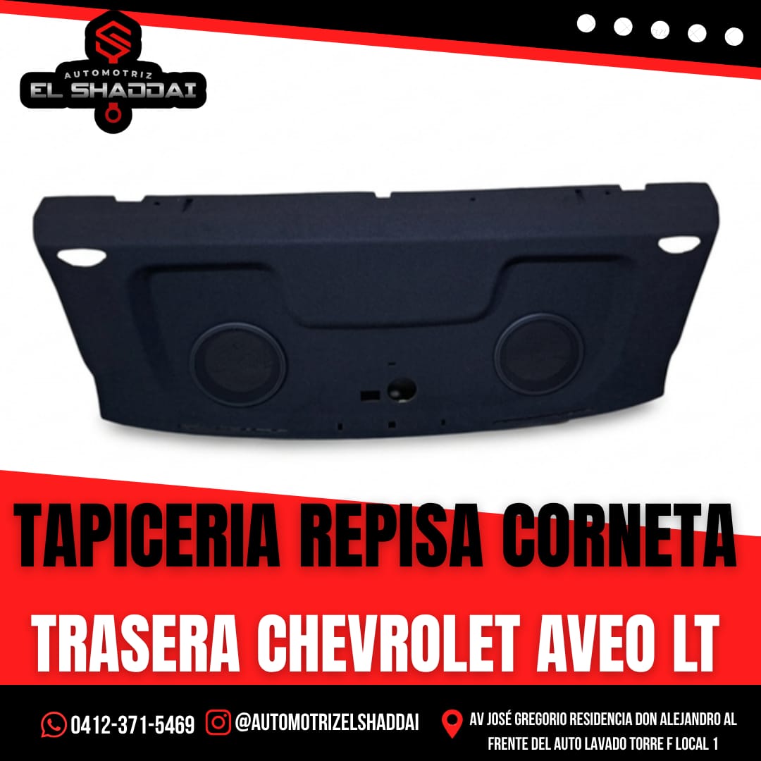 Tapicería Repisa Corneta Trasera para Chevrolet Aveo LT — Chevrolet