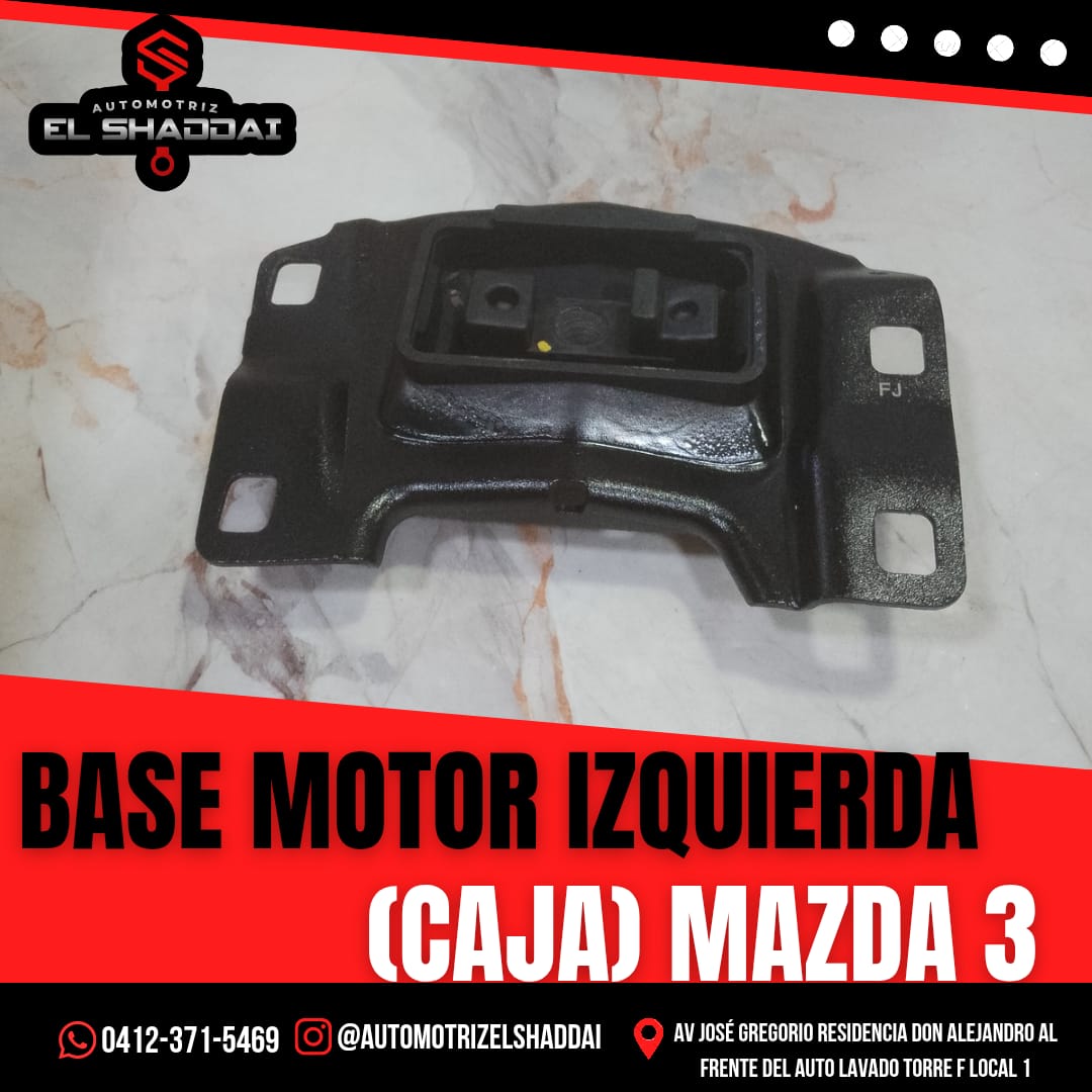 Base Motor Izquierda (Caja) para Mazda 3 — Universal