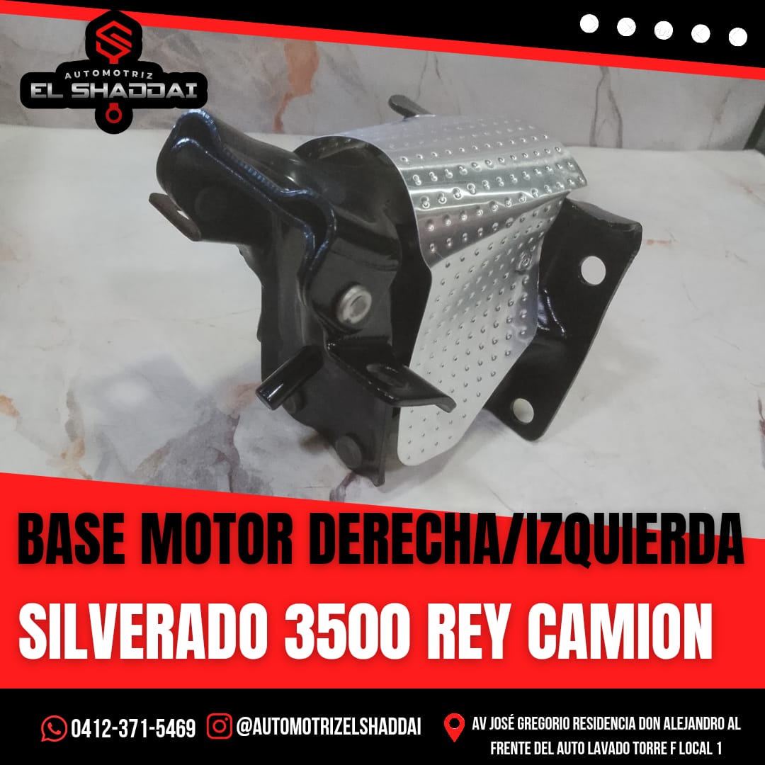 Base Motor Derecha/Izquierda para Chevrolet Silverado 3500 Rey Camión — Chevrolet