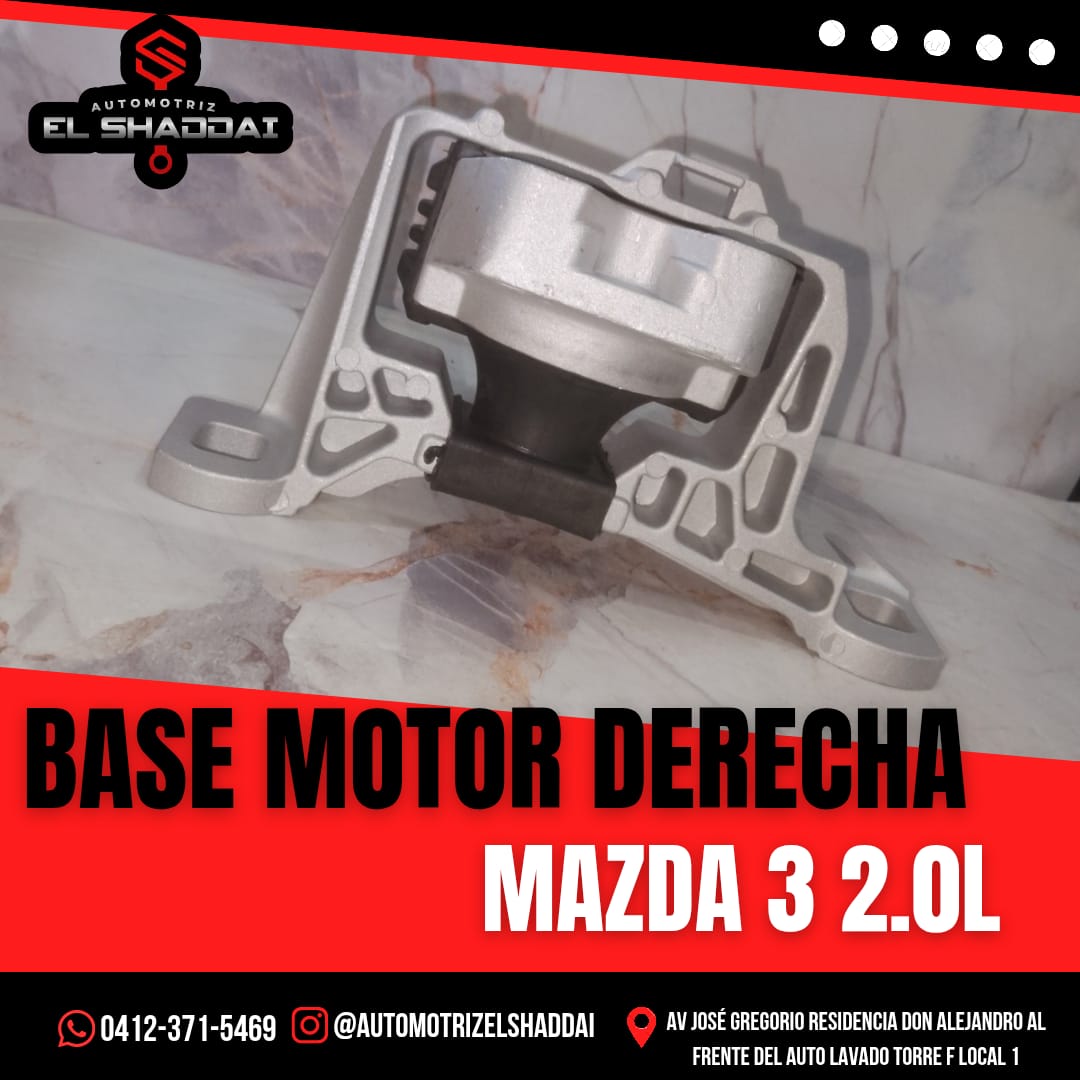 Base Motor Derecha para Mazda 3 — Universal
