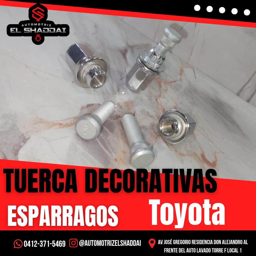 Tuercas Decorativas y Espárragos para Toyota — Toyota