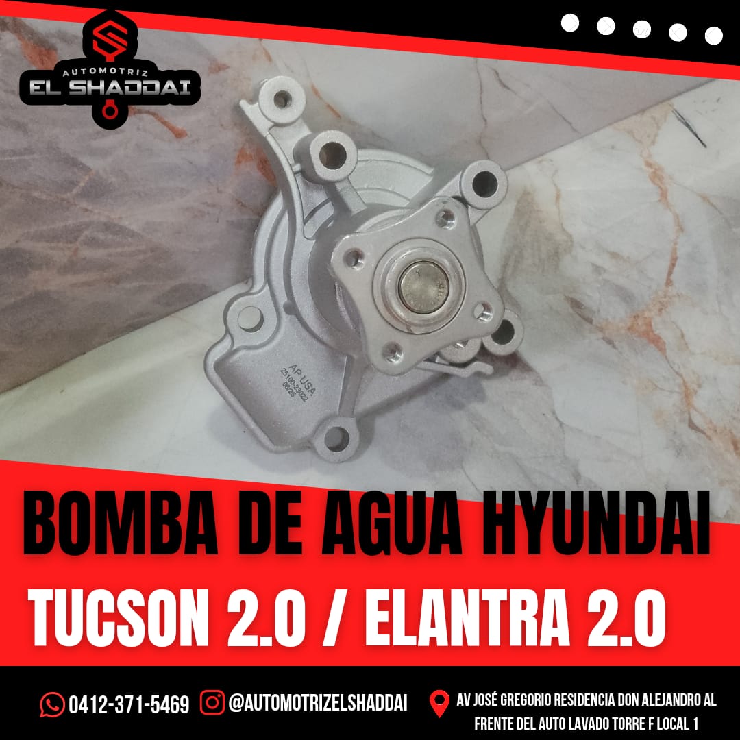 Bomba de Agua para Hyundai Tucson 2.0 / Elantra 2.0 — Hyundai