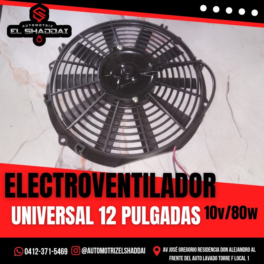 Electroventilador Universal 10 Pulgadas (10v/80w) — Universal