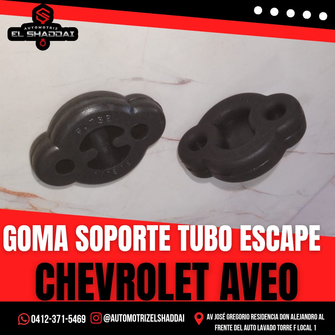 Goma Soporte Tubo Escape para Chevrolet Aveo — Chevrolet