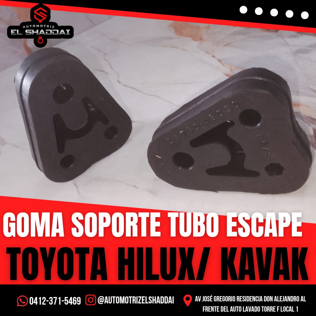 Goma Soporte Tubo Escape para Toyota Hilux / Kavak — Toyota