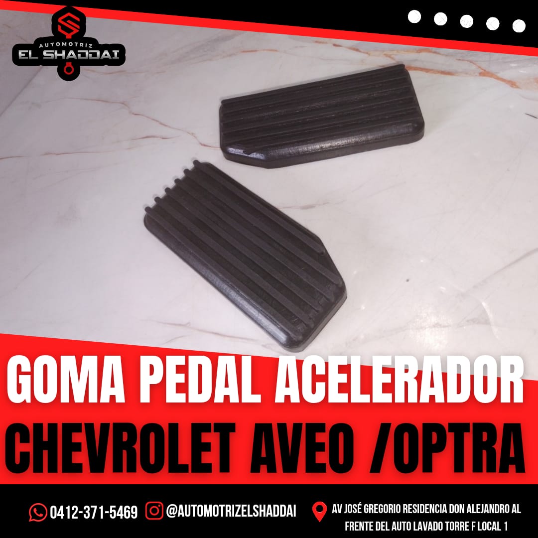 Goma Pedal Acelerador para Chevrolet Aveo y Optra — Chevrolet