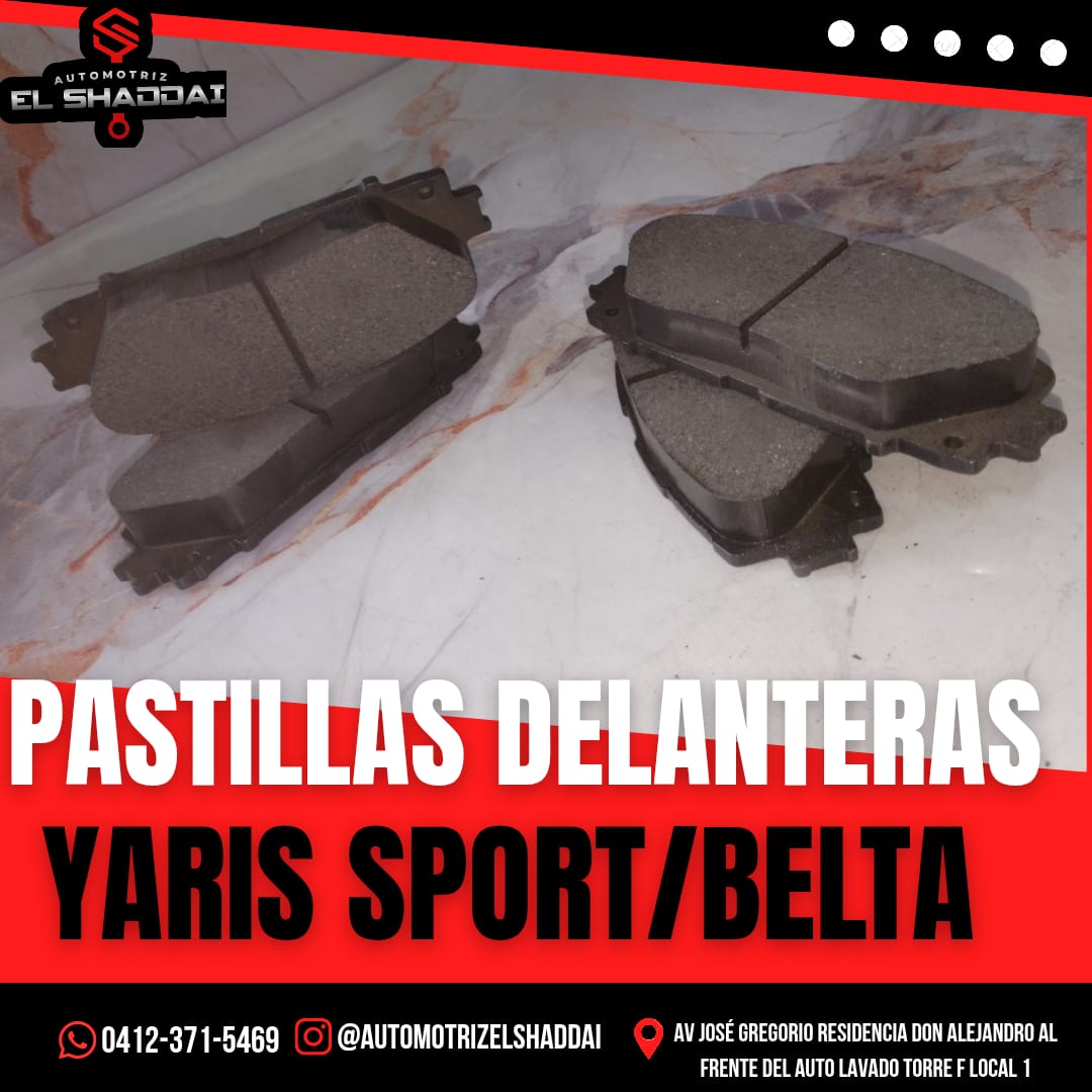 Pastillas Delanteras para Toyota Yaris Sport / Belta — Toyota