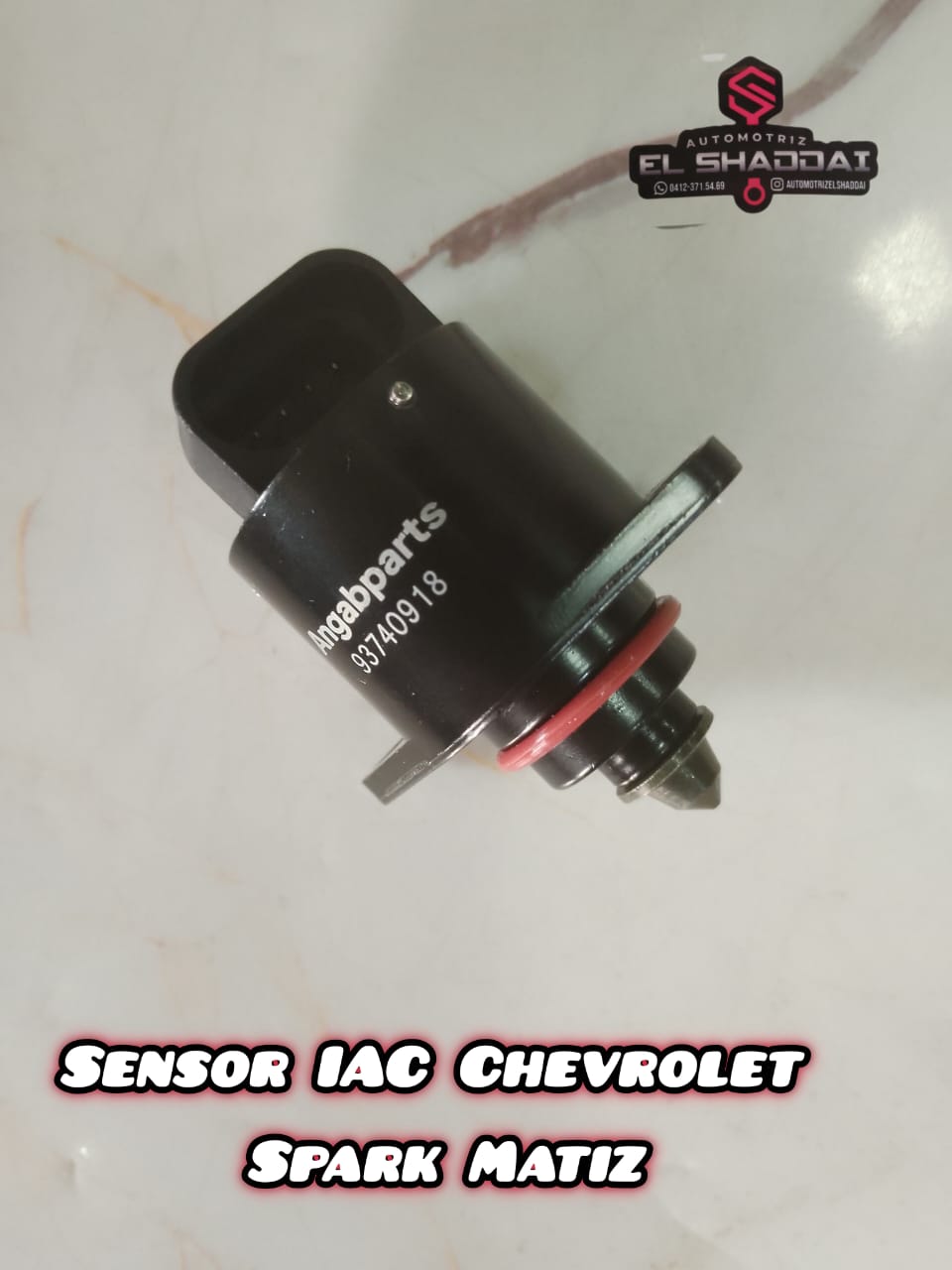 Sensor IAC (técnicamente es una válvula/actuador de control de aire de marcha mínima) para Chevrolet Spark y Daewoo Matiz — Chevrolet