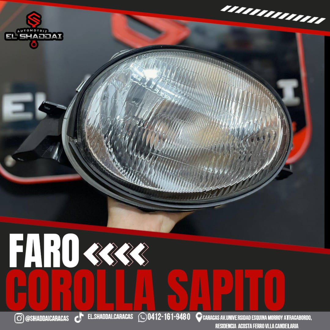 FARO COROLLA SAPITO DERECHO Y IZQUIERDO — Toyota