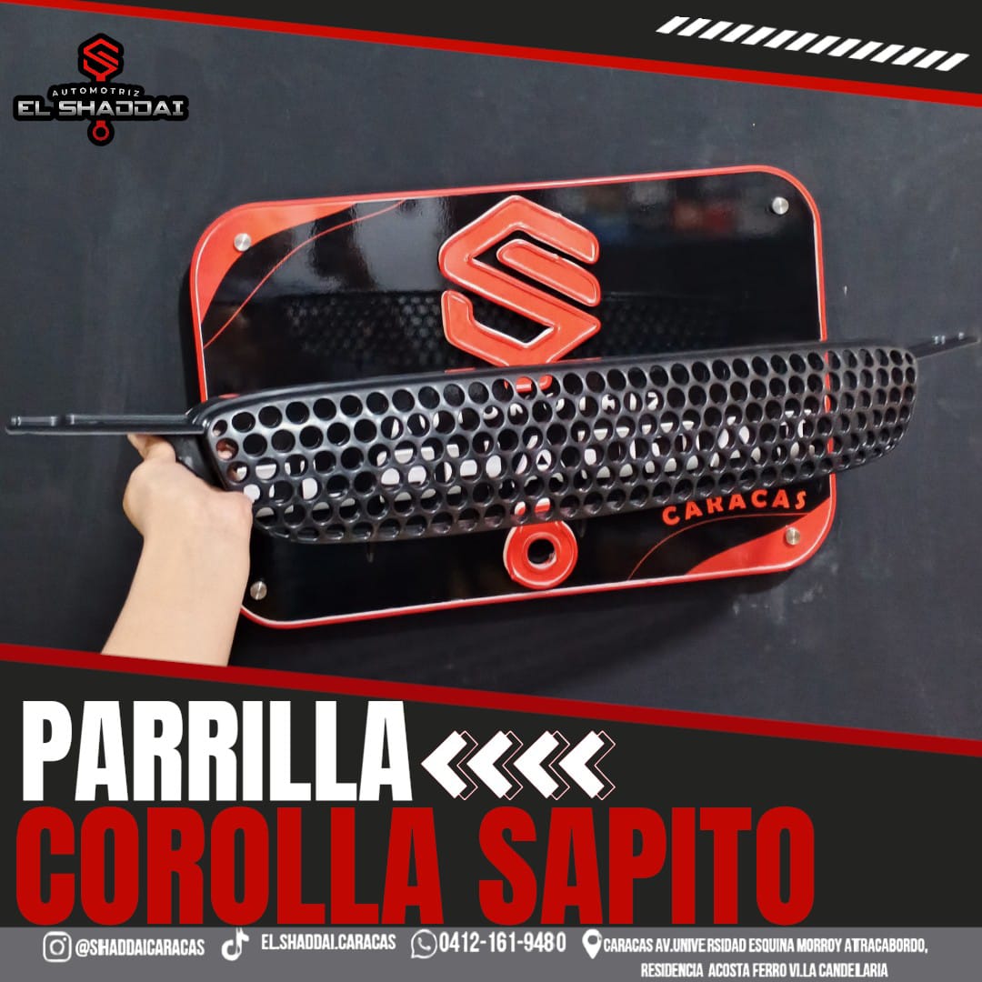 PARRILLA FRONTAL COCUYO  COROLLA SAPITO — Toyota