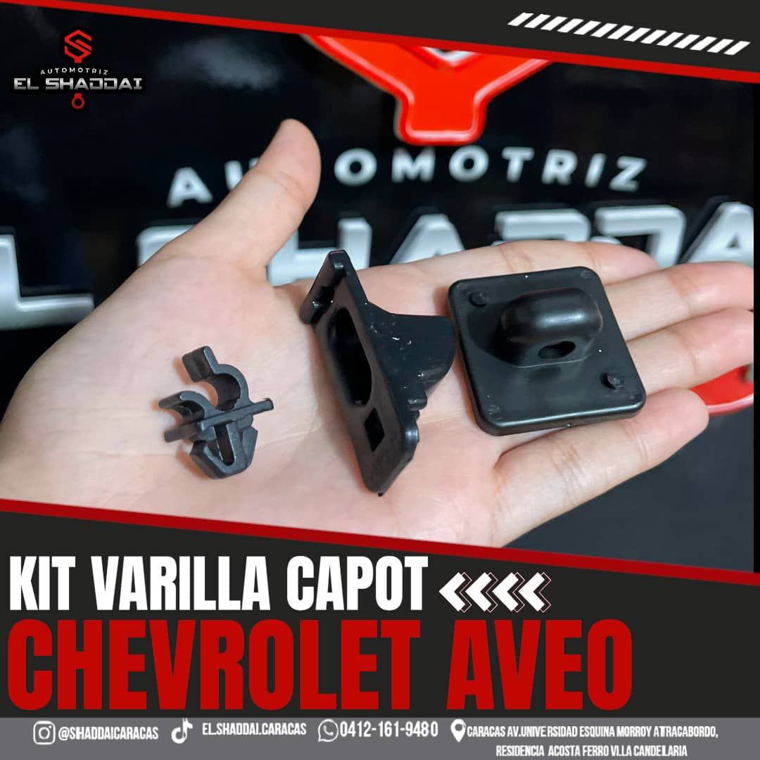 KIT VARIILA CAPOT AVEO — Chevrolet