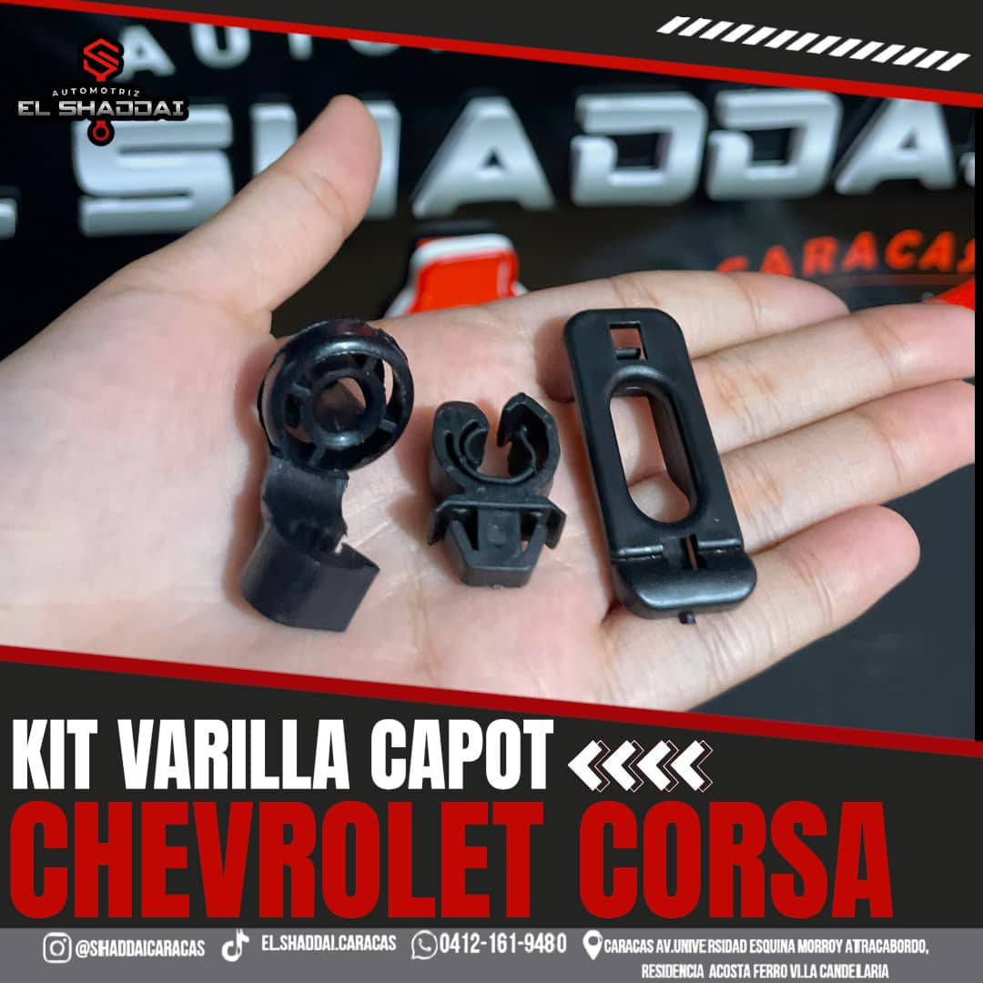 KIT VARILLA CAPOT CORSA — Chevrolet