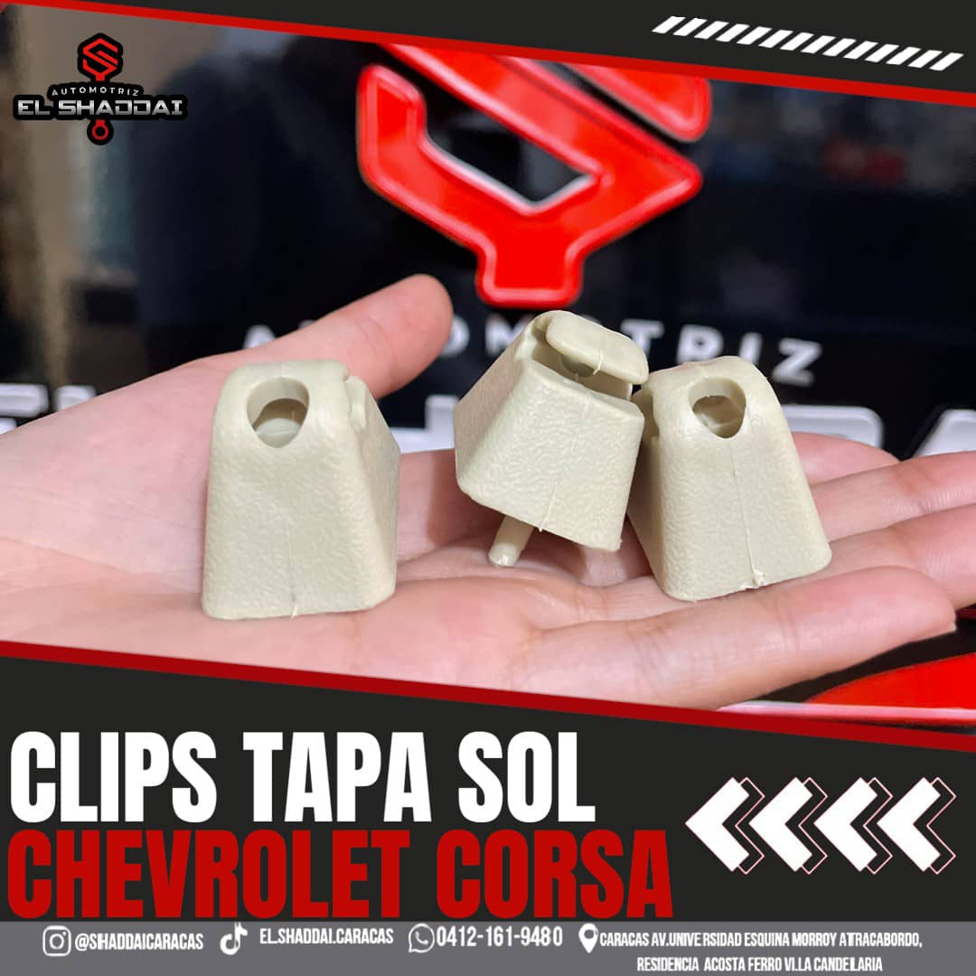 CLIPS TAPA SOL CORSA — Chevrolet