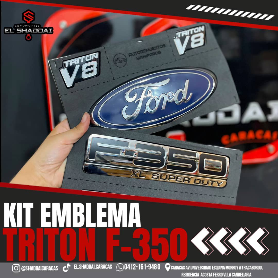 KIT EMBLEMA FORD F-350 — Ford